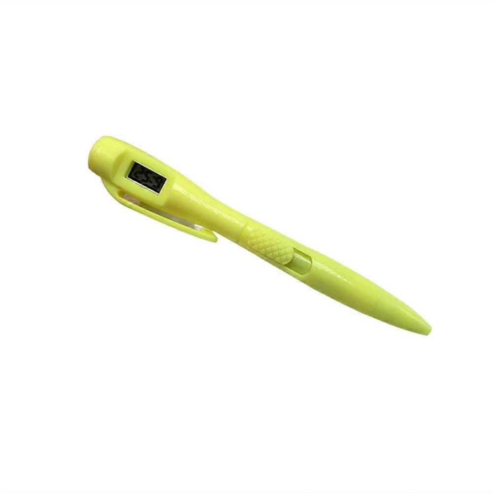 Ballpoint Pen With Digital Electronic Watch Clock For Student Exam Office Test School
