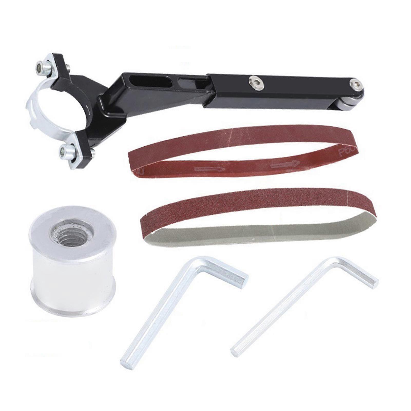 Belt Sanders Conversion Kit for Precise DIY Work Double Bearing Angle Grinder Modified Sand Belt Attachment