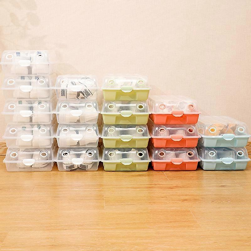 Plastic Simple Thick Transparent Shoe Storage Box Drawer Sorting Shoe Box