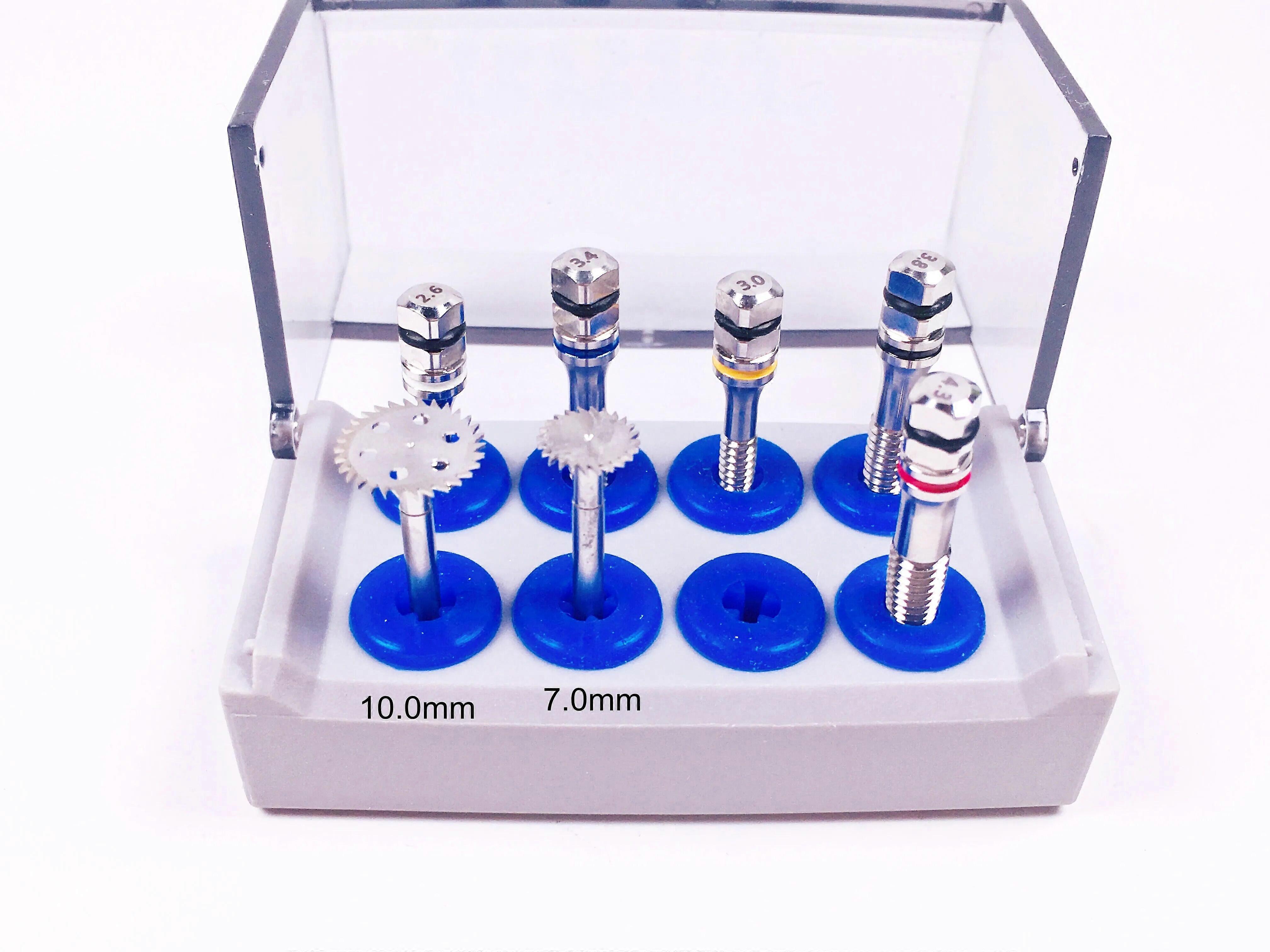 Ensemble De 8 Vis D’expansion D’os Chirurgicale D’implant Dentaire Scie Kit D’outils Pour Développer