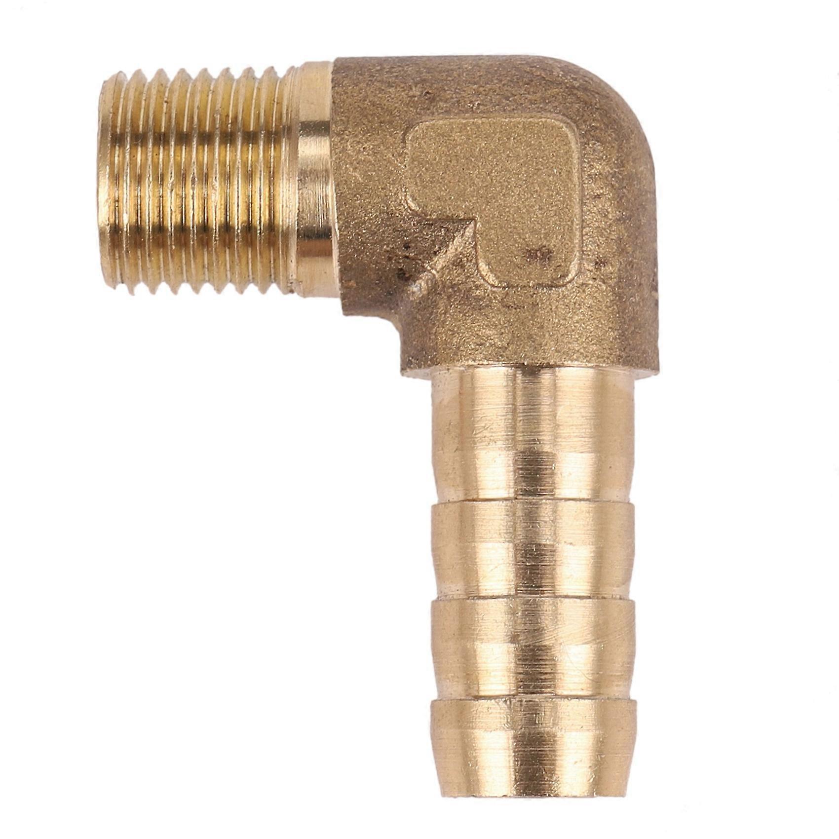 8mm خرطوم × 3/8 "ذكر الموضوع 90 درجة الكوع بارب مقرنة موصل