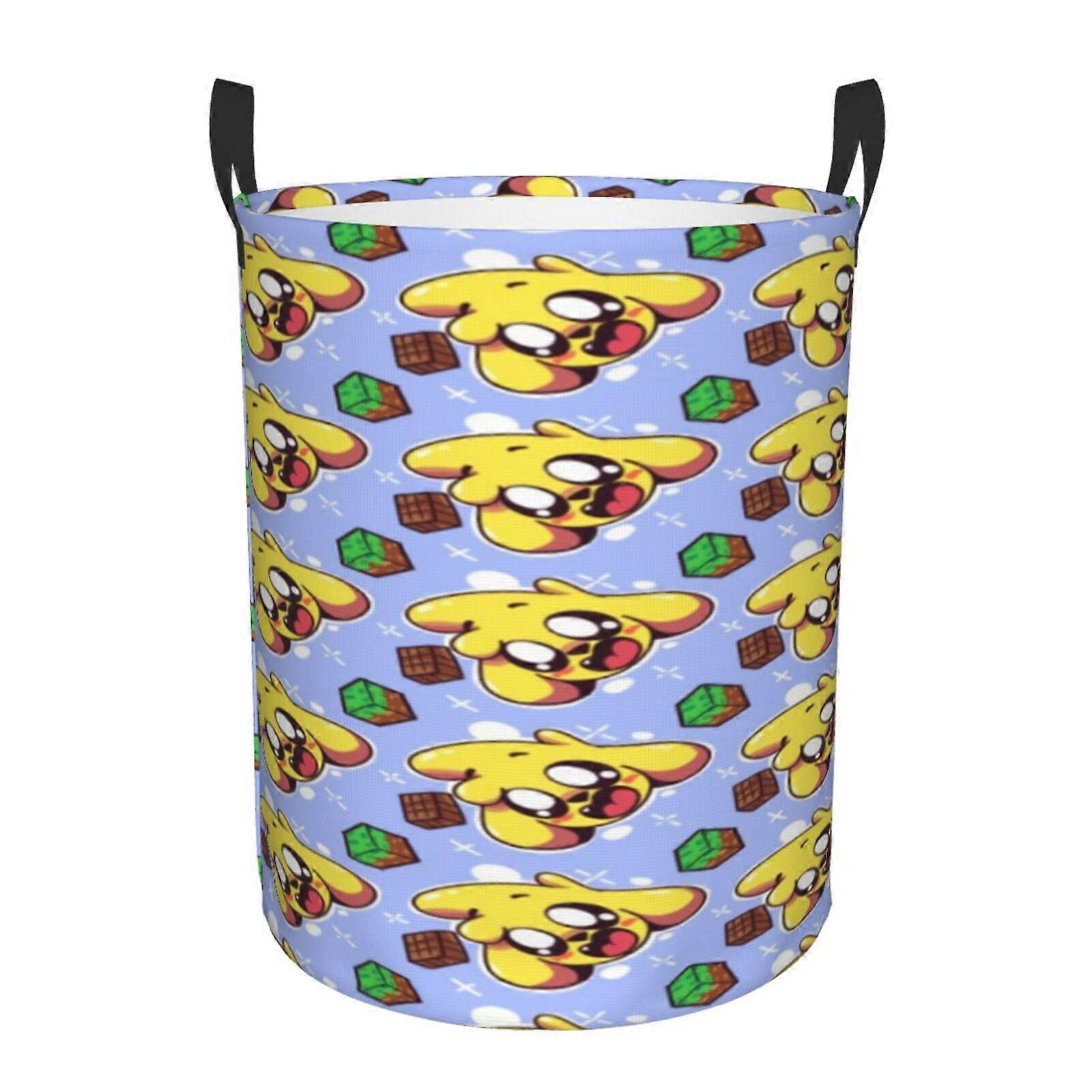 Mikecrack 3d Graphic Flame Laundry Basket Fire Flame Clothes Hamper Storage With Handle-SYS28530