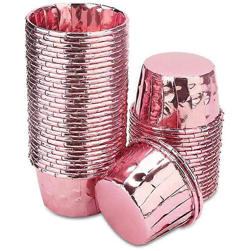 Cupcake Cups Disposable Foil Muffin Liners Cupcake Baking Cups, Ramekin Holders Little Baking Cups