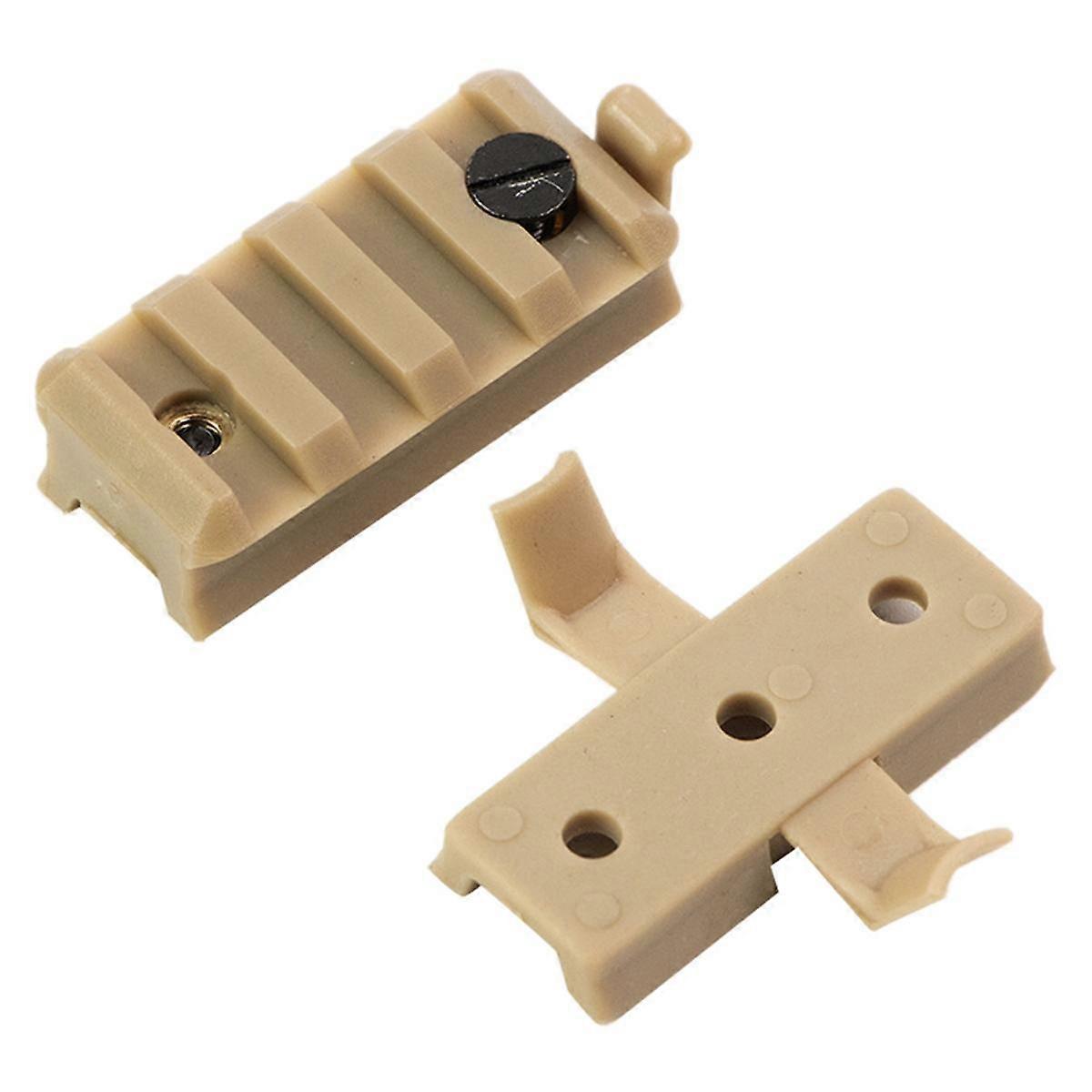 1 Pair Nylon Lead Rail Helmet Flashlight Clip Rail Slider Universal Helmet 20mm Accessories Flashli