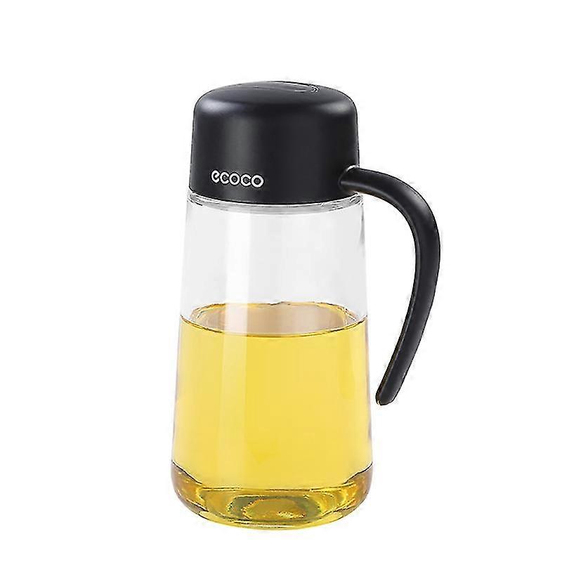 Ecoco Oil Can Kitchen Accessories Storage Bottle Transparent -black S