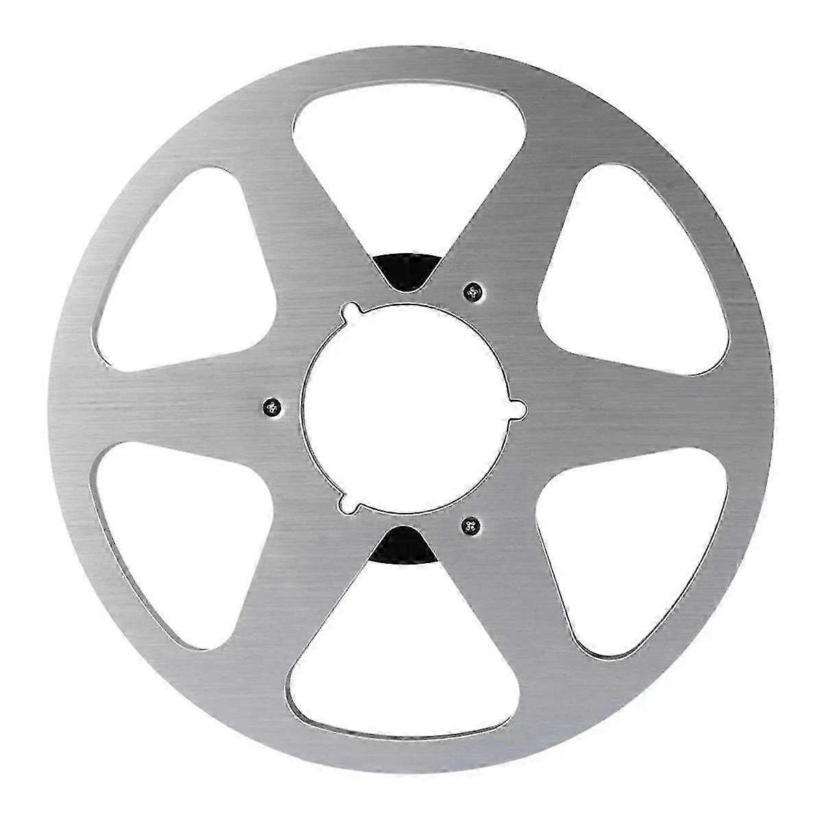 7inch Open Reel Empty Tape Reel Metal Tape Reel 6 Hole Open Reel Audio Aluminum Takeup Reel