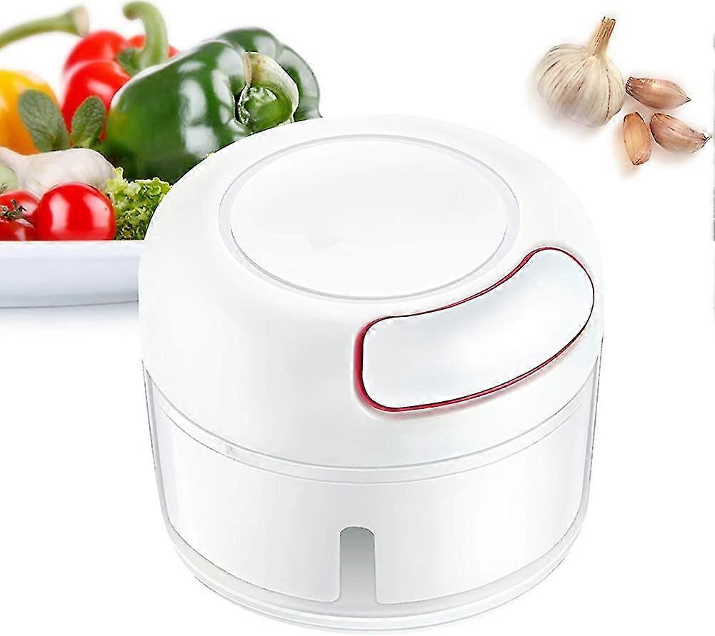 Manual Mini Garlic Chopper Press - Garlic Grinder Vegetable Chopper