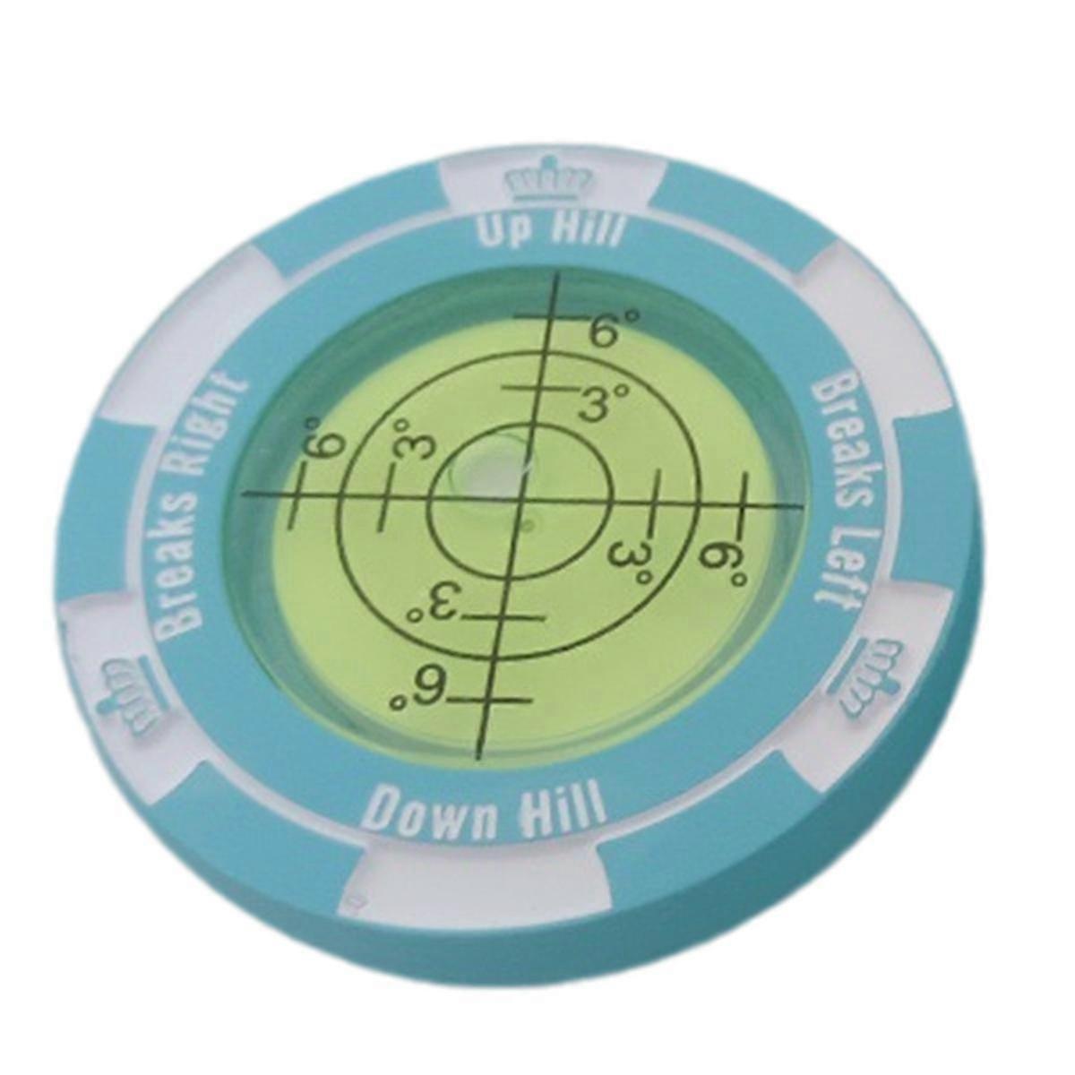 Golf Putter Reader Golf Training Aid Golf Ball Marker Golf Accessories Gifts Blue
