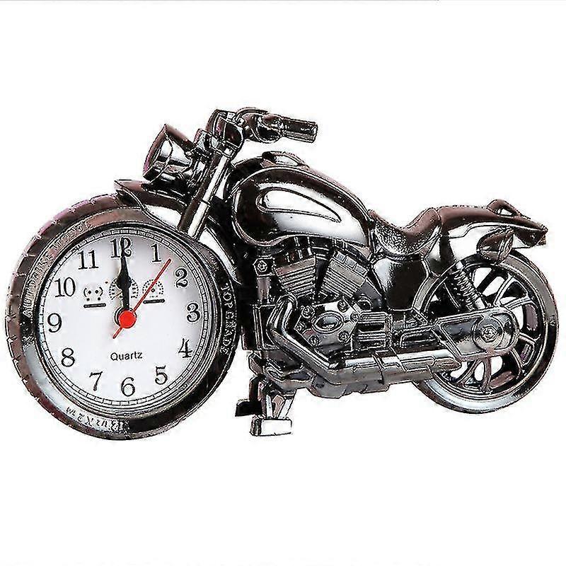 Retro Motorcycle Alarm Clock Clock Ornament Decoration