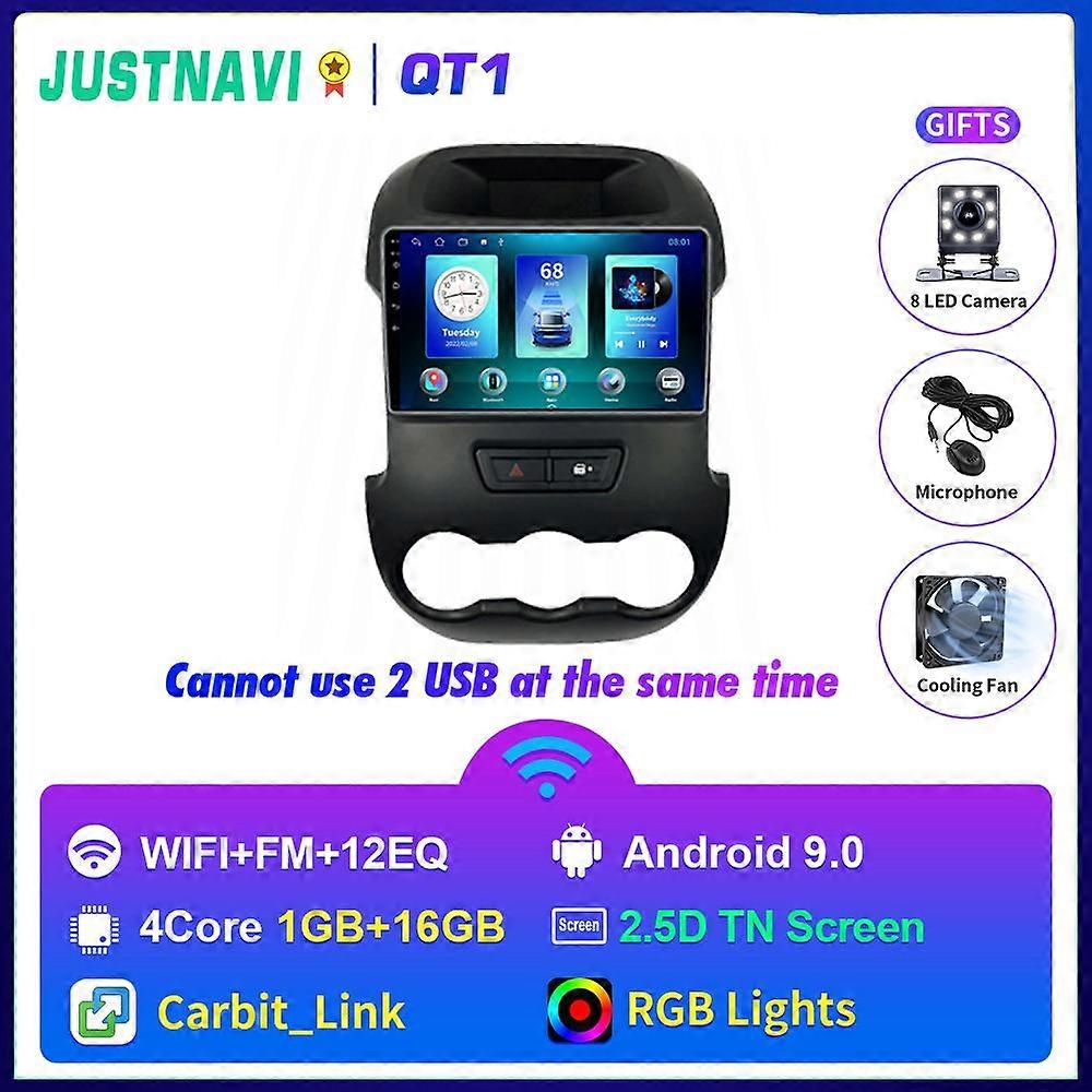 Android 10 Autoradio für Ford Ranger Xlt 2011-2016 2din Autoradio Stereo Autoradio Multimedia Player Navigation GPS