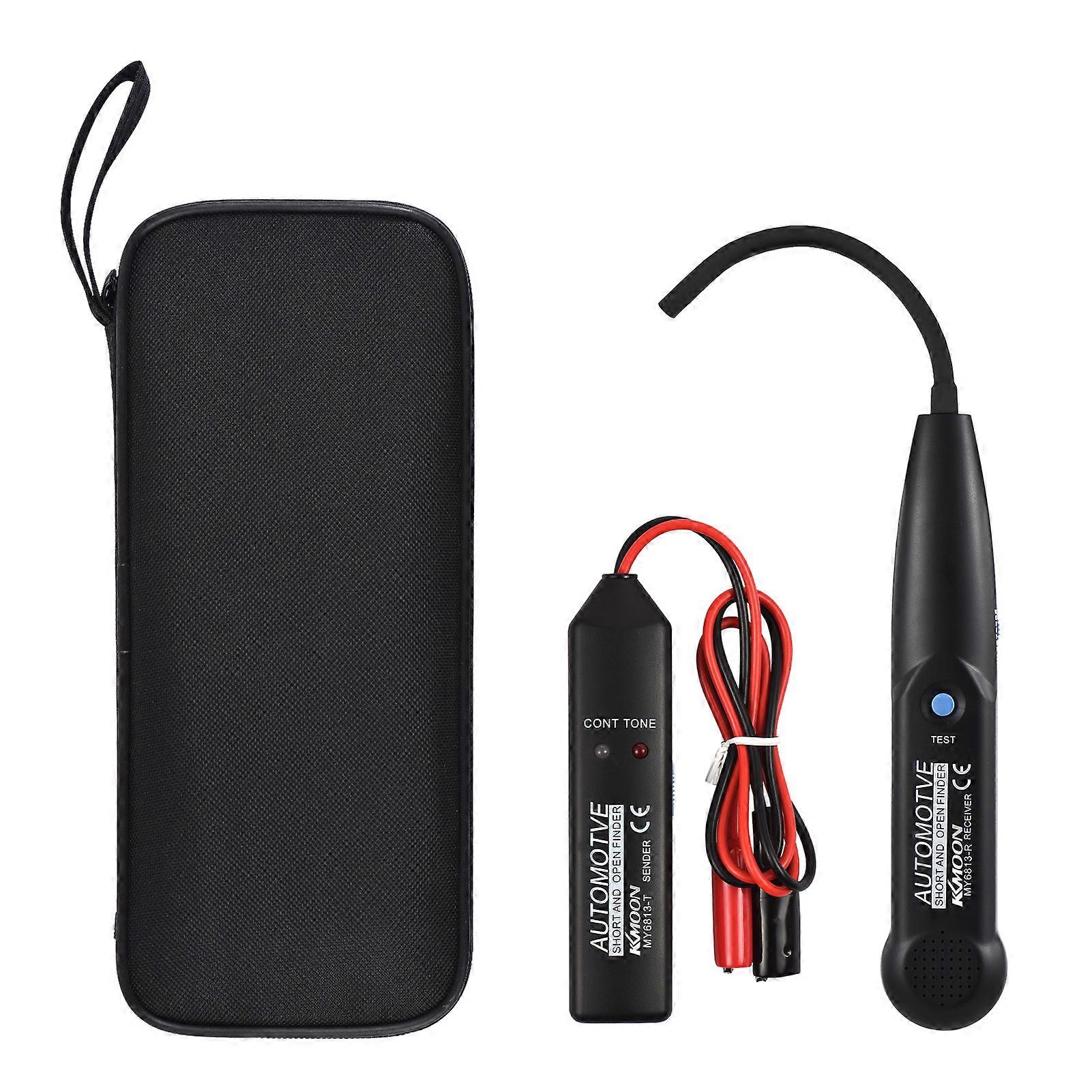 MY6814/MY6813 Automotive Cable Tracer Tone Generator and Probe Kit Wire Break Point Short Circuit Telephone Line Tracker