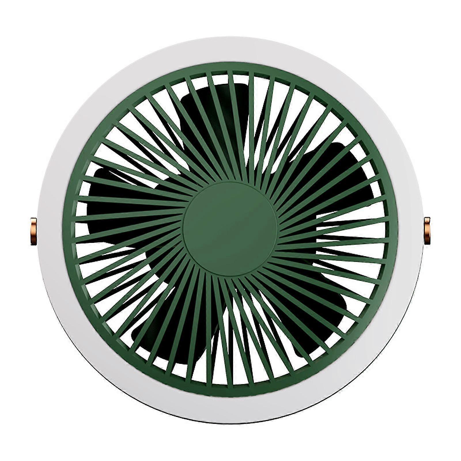 Camping Fan With Led Light 2000mah Hanging Tent Fan With Hanging Handle Usb