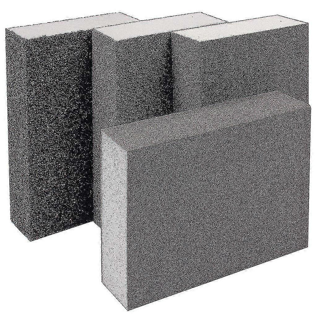 Sanding Block 4 Pack Sanding Sponges Wet And Dry Dual-use Abrasive Pads With 4 Grits