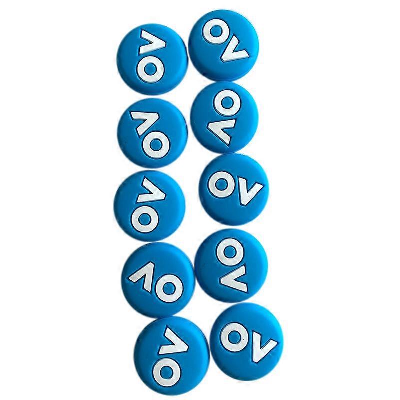 10Pcs Tennis Racket Vibration Dampeners Silicone Anti-Vibration Tennis Racquet