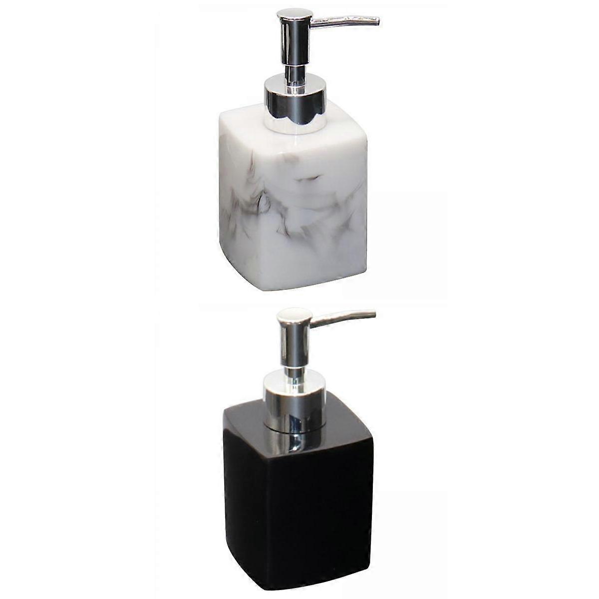 2pcs 230ml Pump Bottle Dispenser Refillable Empty Bottles for Lotion