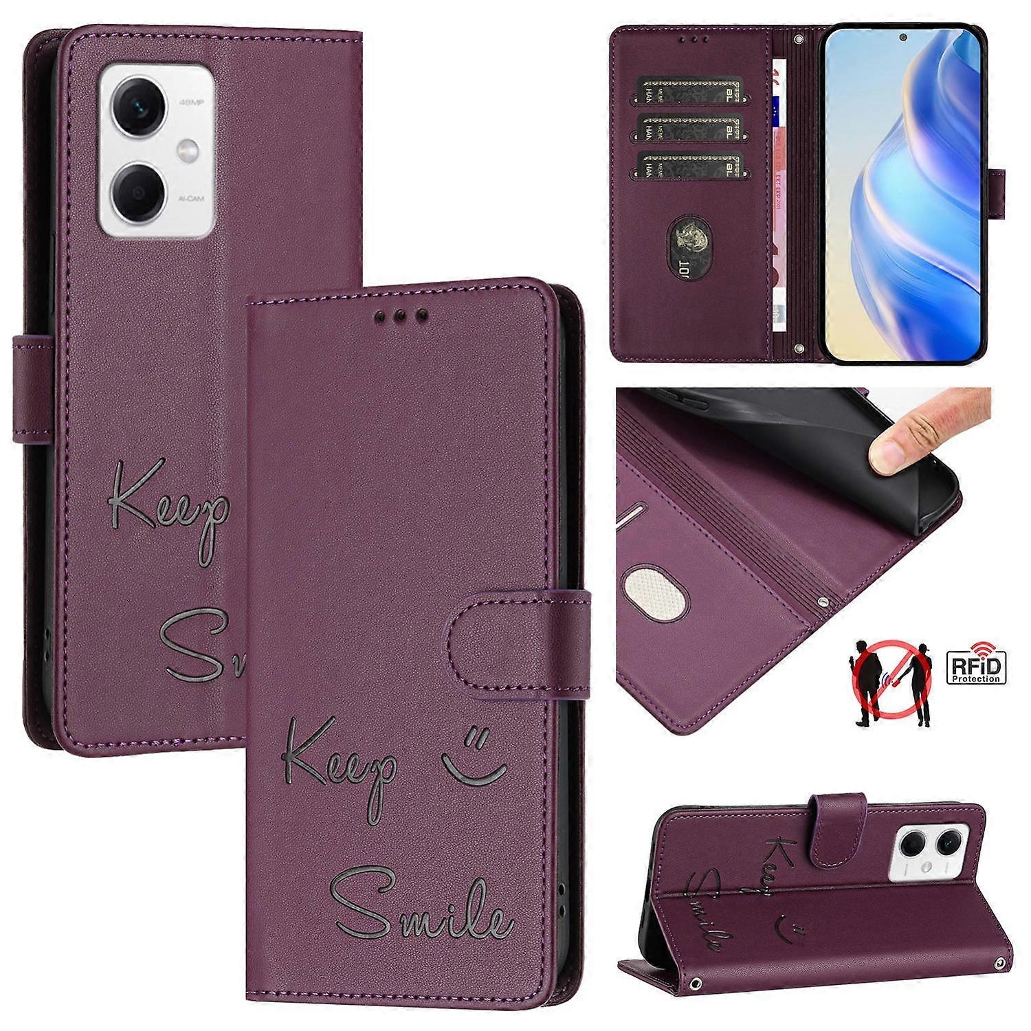 Smile RFID PU Case For Redmi Note 12 5G Global / India