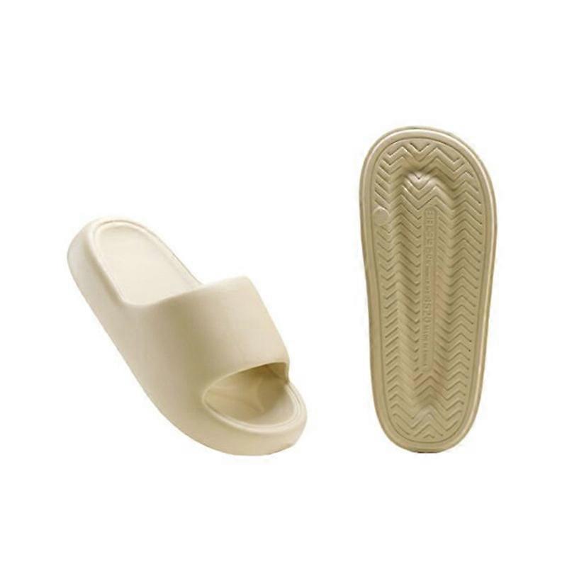 Pillow Slippers for Women and Men Non Slip Quick Drying Shower Slides Bathroom Sandals,Ultra Cushion,Thick Sole