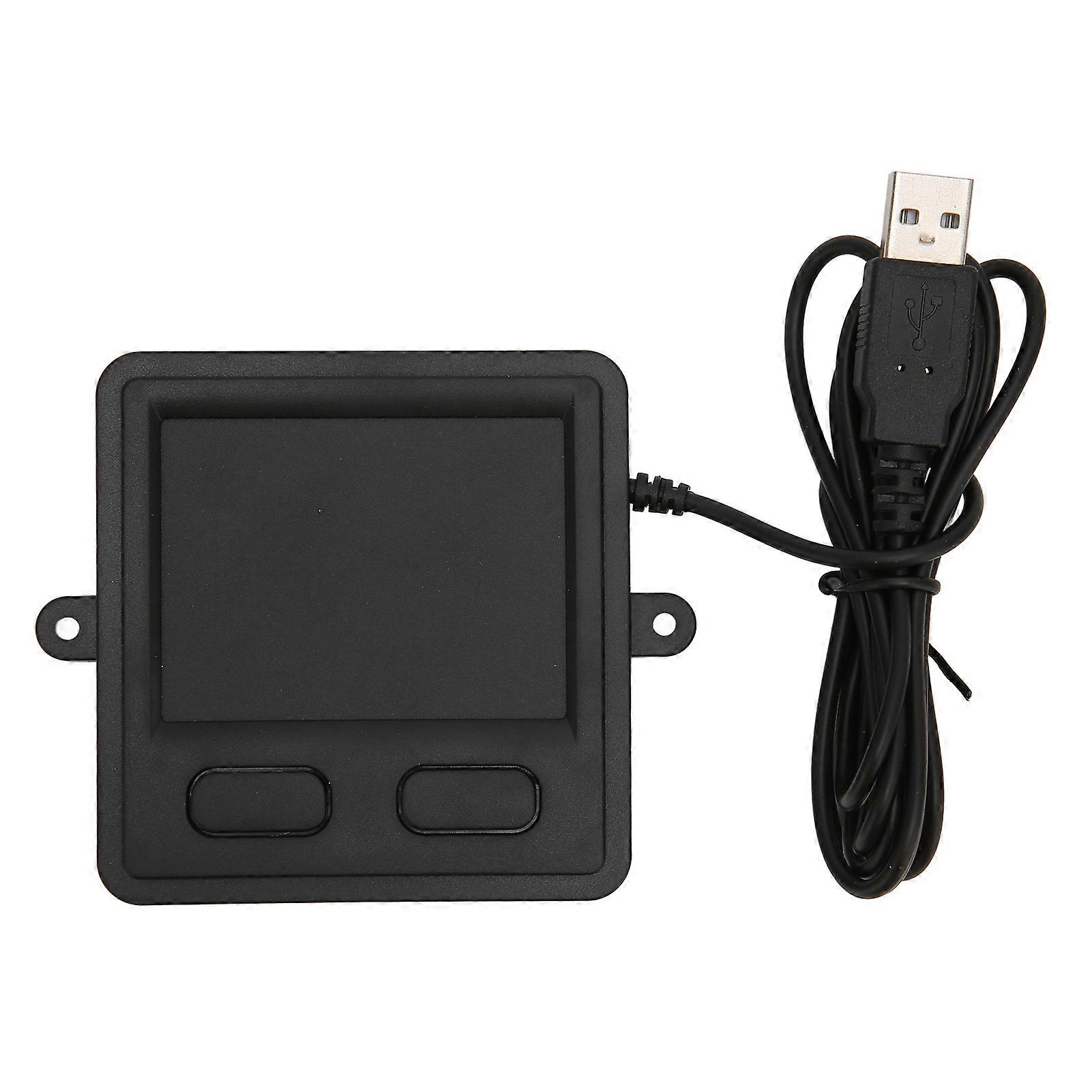 Wired USB Touchpad Embeddable Touch Sensitivity Multi Function Portable Trackpad with 2 Keys for Business Office Laptop