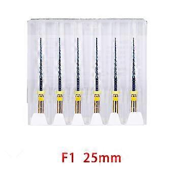 6pcs/Box Dental Heat Activated Canal Root Files SX-F3 25mm Tandarts Tools Can Bend for PreparingRoot Canal Treatment