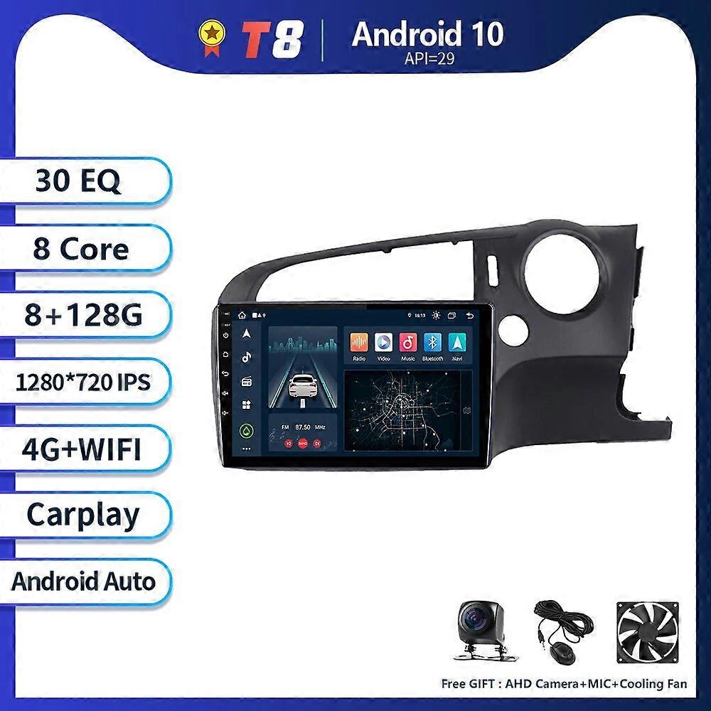 T8 8G 256G Android10 Car Radio For Honda Stream 2 2006 - 2014 RHD GPS Navigation Multimedia Video Player BT Auto Stereo HU