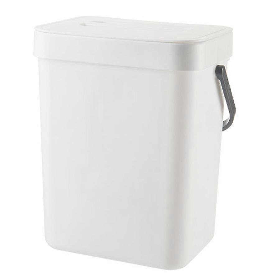 1.3 Gallon Kitchen Compost Bin Trash Can with Lid Under Sink Food Waste Bin Small and Light Bathroo