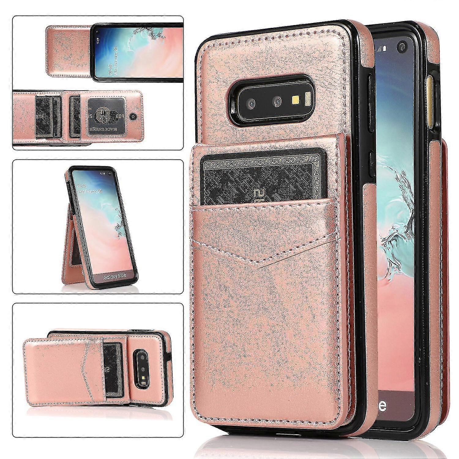 Business Style Pu Leather Case For Samsung S10 With Card Holder, Wallet Function, Stnad Function, Fall Protection