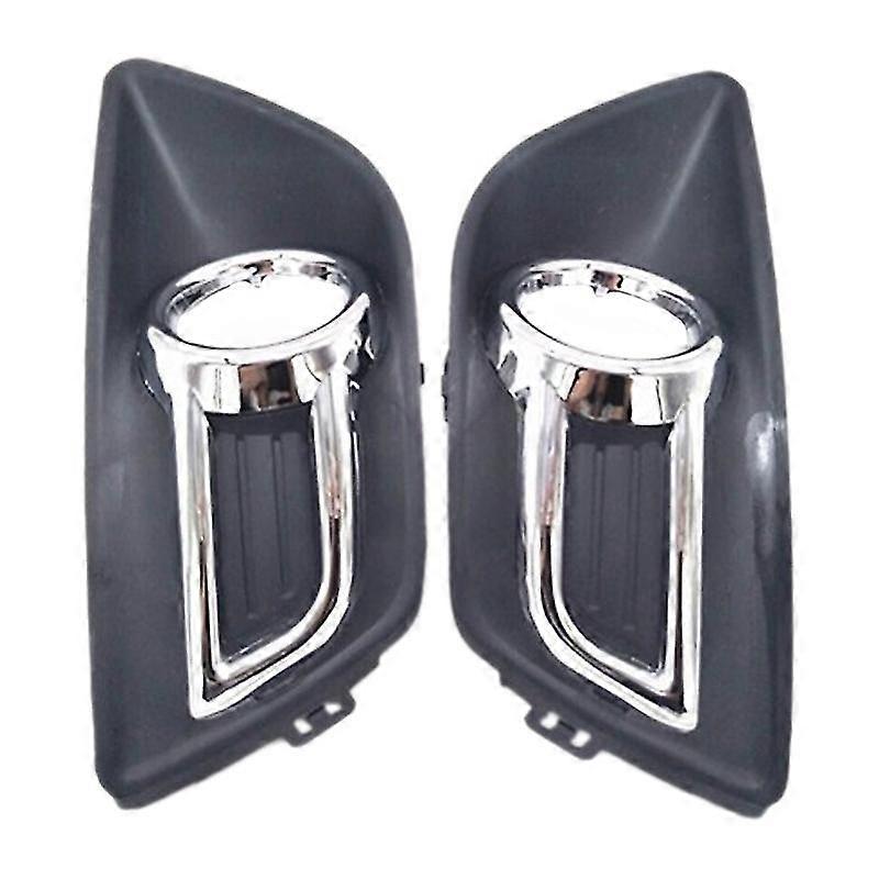 Auto Front Stoßstange Nebel Licht Chrom Abdeckung Nebel Lampe Abdeckung Für C4 C-quatre 2008-2011