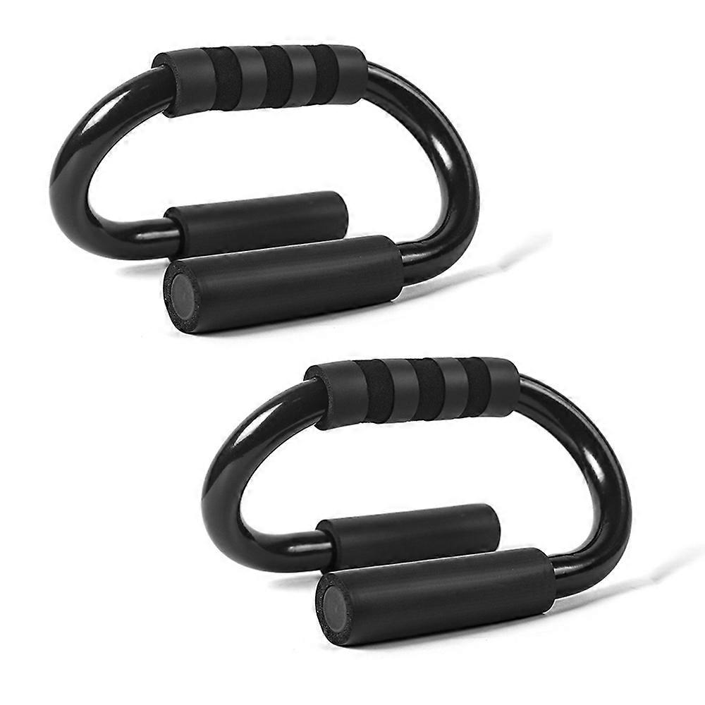 Push Up Bars for Men and Women - Extra Thick Non Slip Foam Grip, Unique Sturdy Structure, Perfect Strength Training Home Gym Push up Handles for Floor