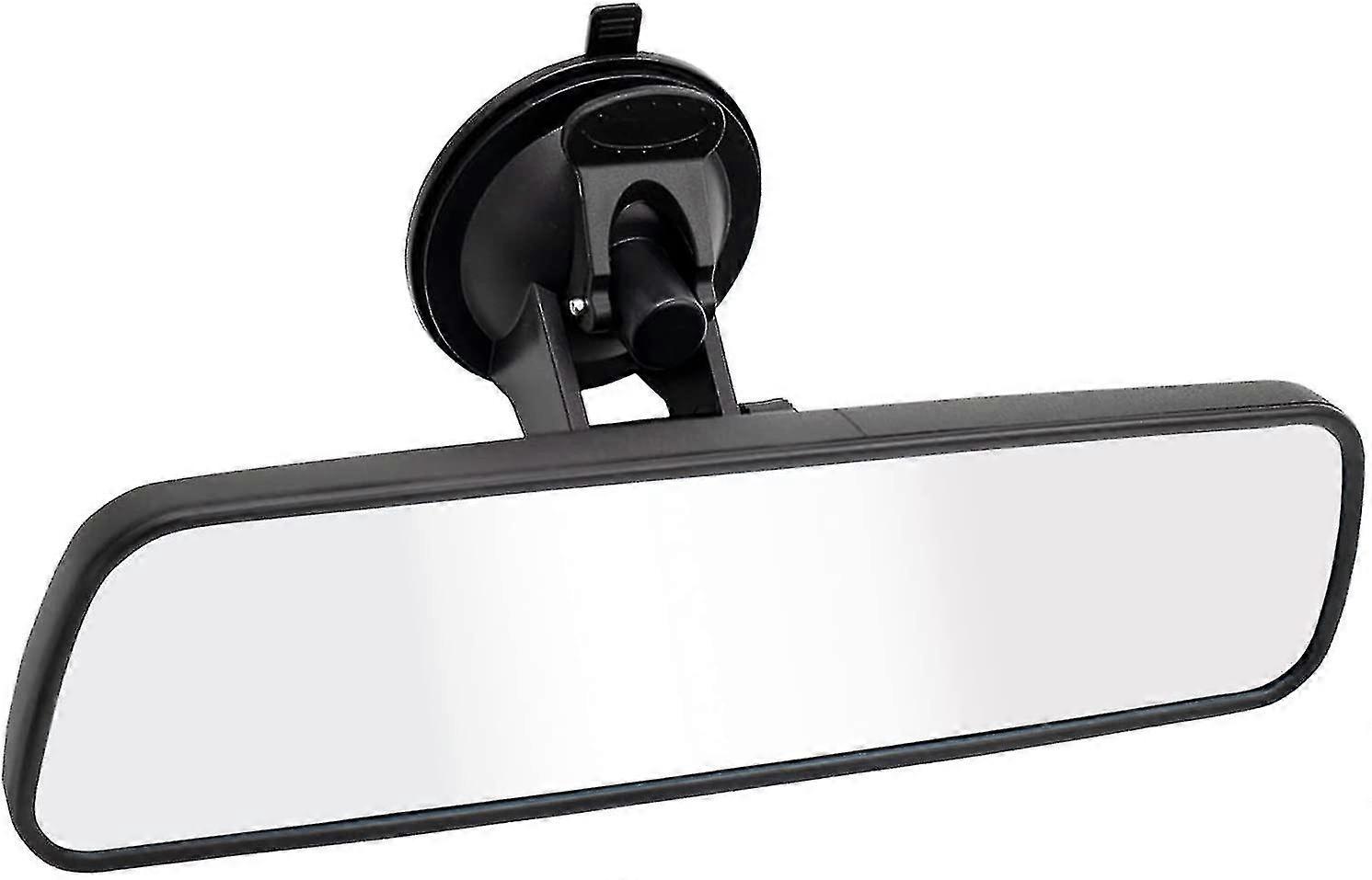 Anti-glare Rear View Mirror,blue Hd Universal Car Interior Rear View Mirror With Adjustable Suction Cup (360 Adjustable Angle)