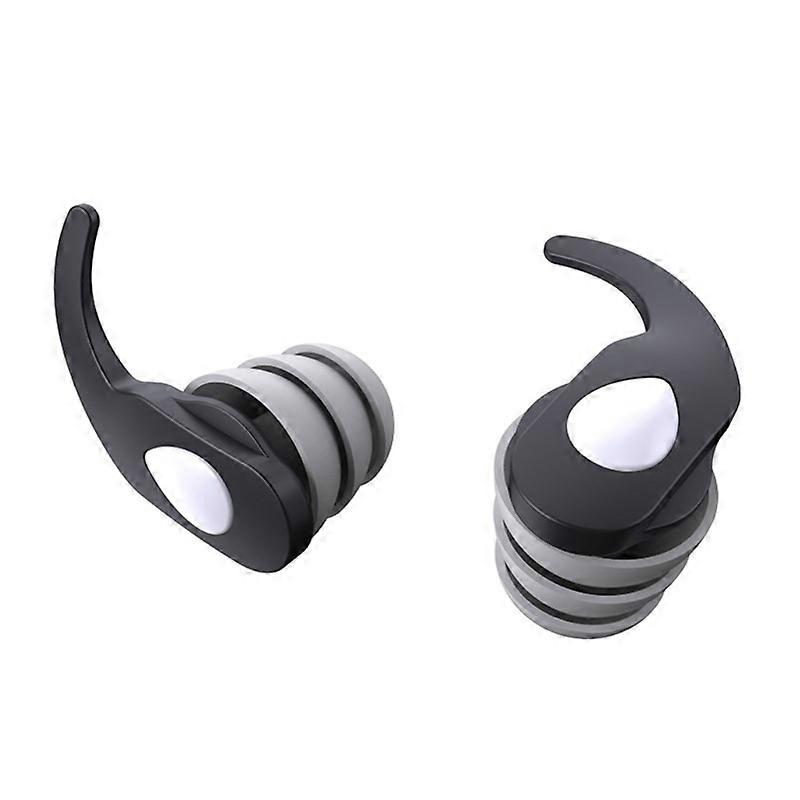 1 Pair Sleeping Ear Plugs Noise Reduction Ear Protector Silicone Waterproof