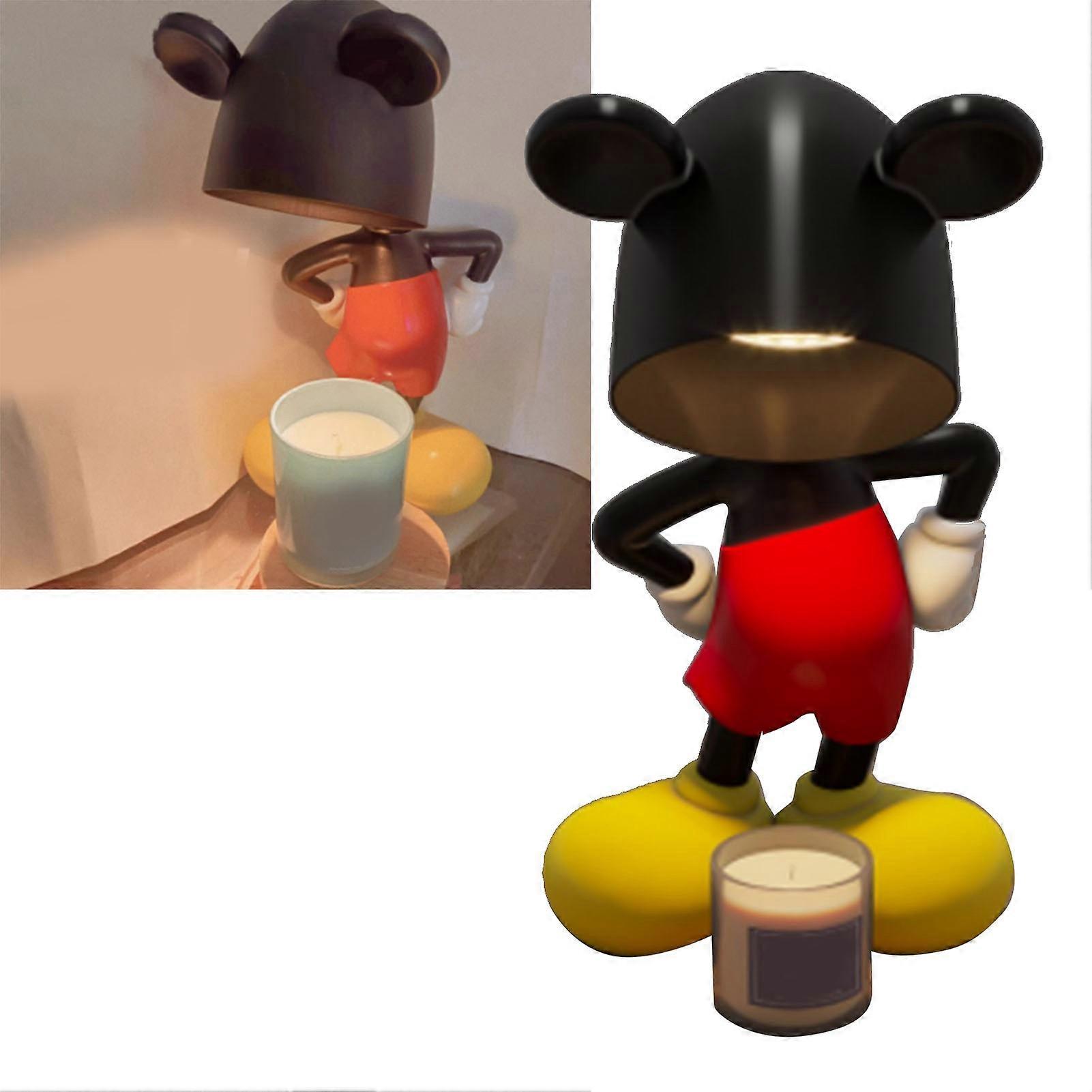 Mickey Mouse Candle Warmer Lamp Cute Cartoon Aromatherapy Melting Wax Lamp Flameless Candle Melter 220V CN Plug