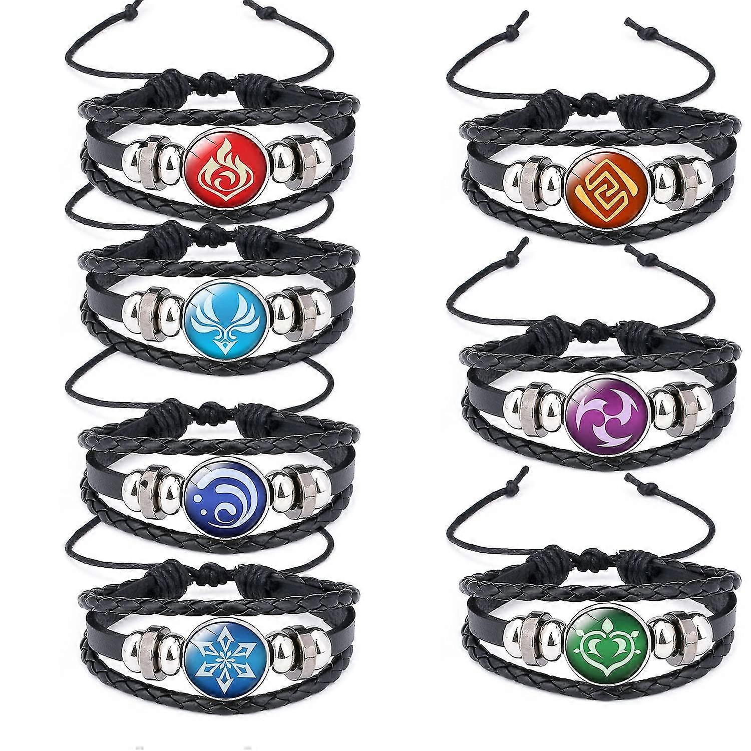 Paquete de 7 pulseras Genshin Impact
