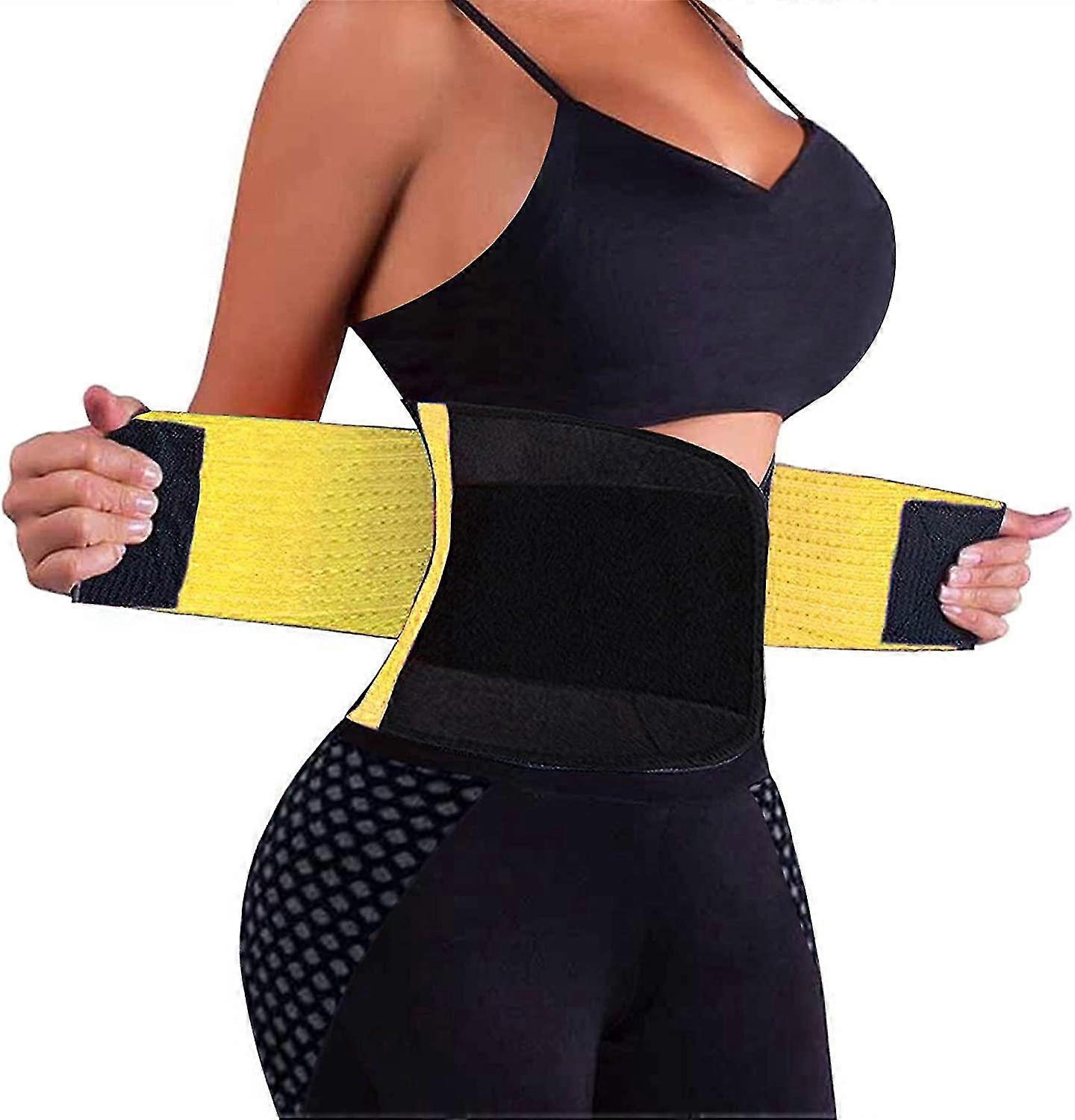 Waist Trainer Adjustable Stomach Sweat Belt Exercise Low Back