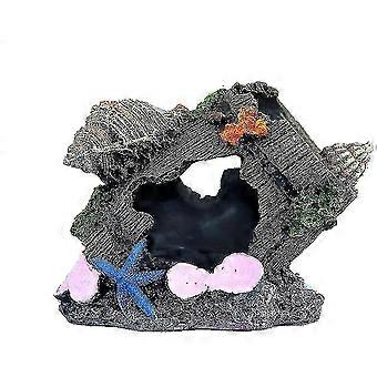Aquarium Decoratie Shell Wijn Vat Vis Garnalen Shelter Ornamenten Fish Tank Landschap Decor Aquarium Accessoires