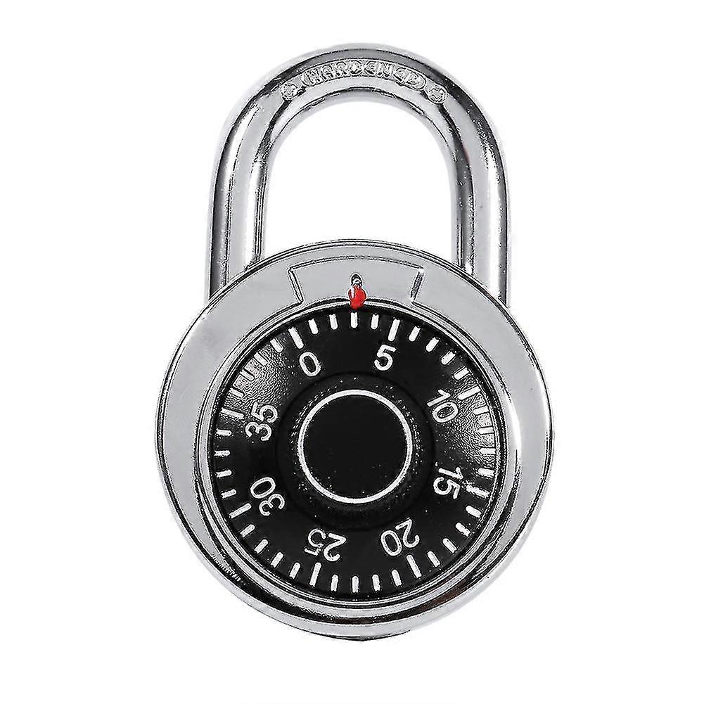 Rotary Padlock Digit Combination Code Lock Safe Round Dial Number Luggage Suitcase Security-ZZY
