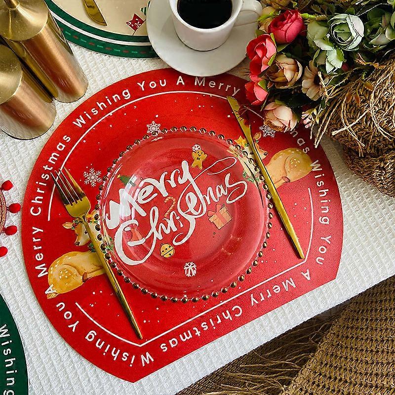 Christmas Placemat, Festive Heat-Resistant Decor for Parties