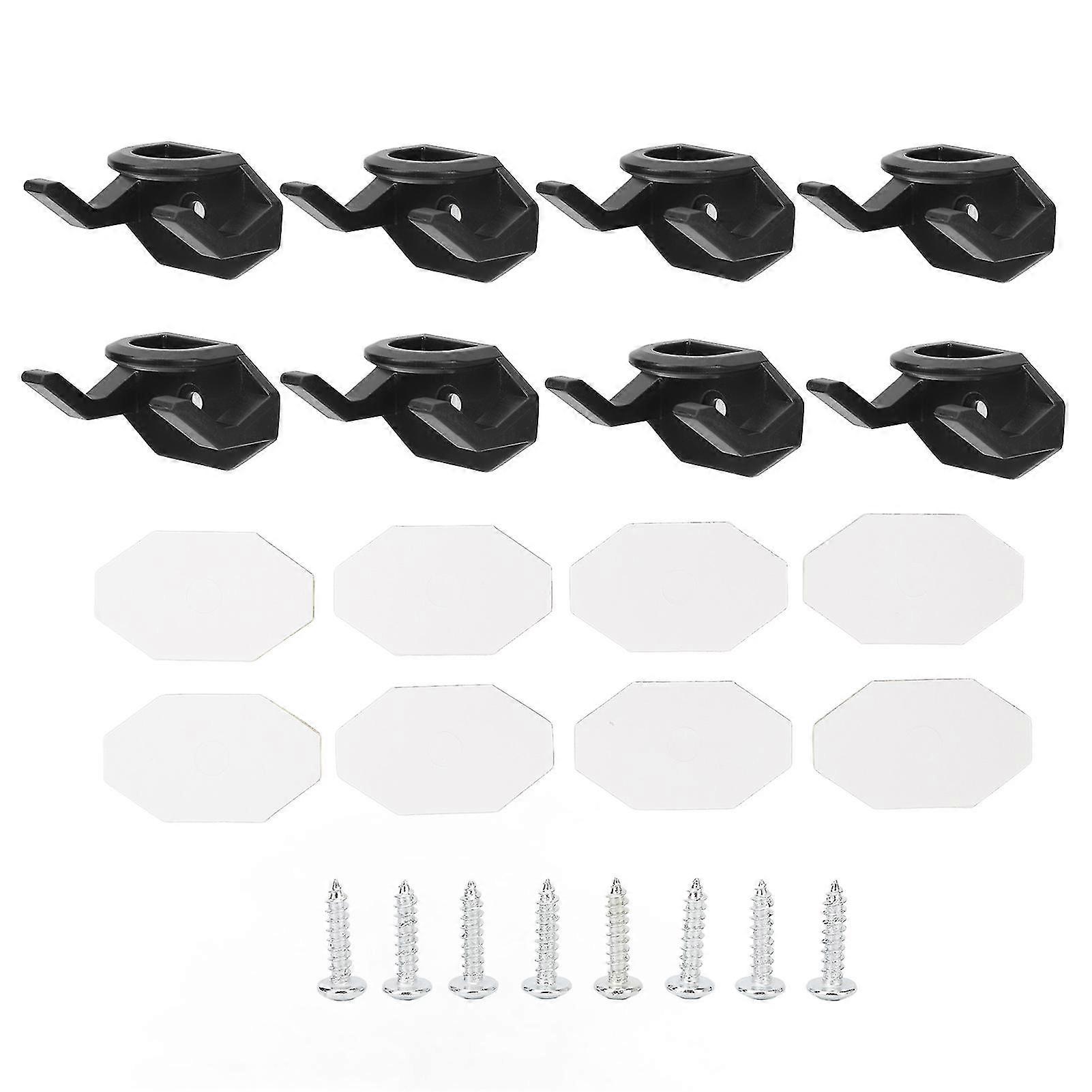 Adhesive Hat Hooks for Wall Strong Hold 8 Pack Minimalist Cap Rack Easy Installation