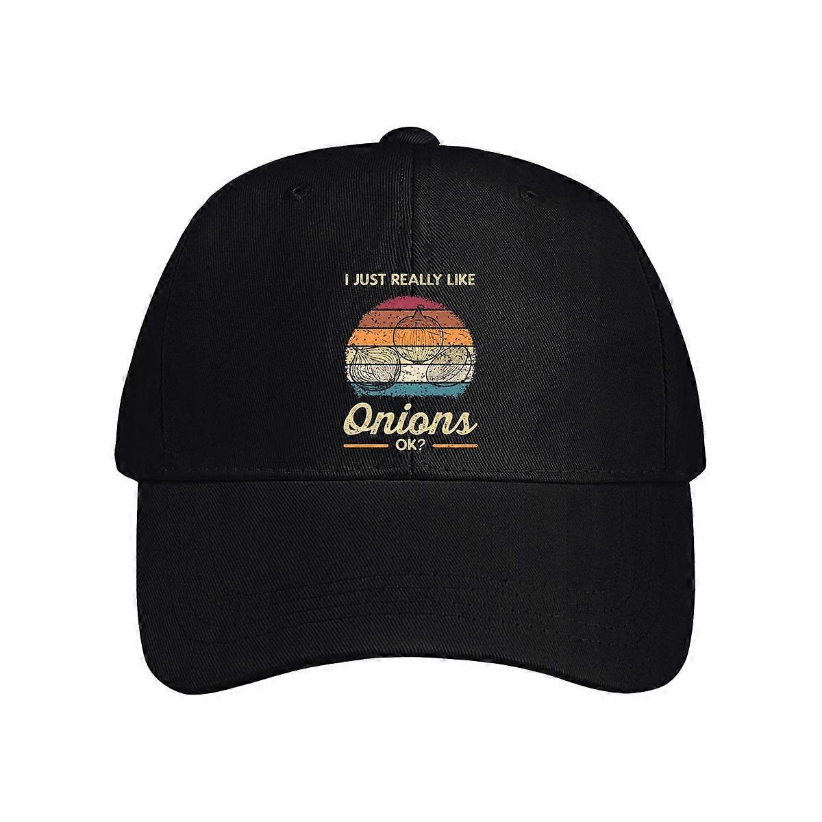I Just Really Like Onions Ok? Baseball Cap