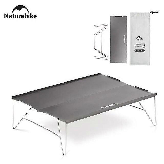 Naturehike Ultralight Camping Mini Folding Tables Folding Aluminium Alloy Cook Stove Folding Tables PorFolding Tables Travel Outdoor Bbq Hiking Desk F