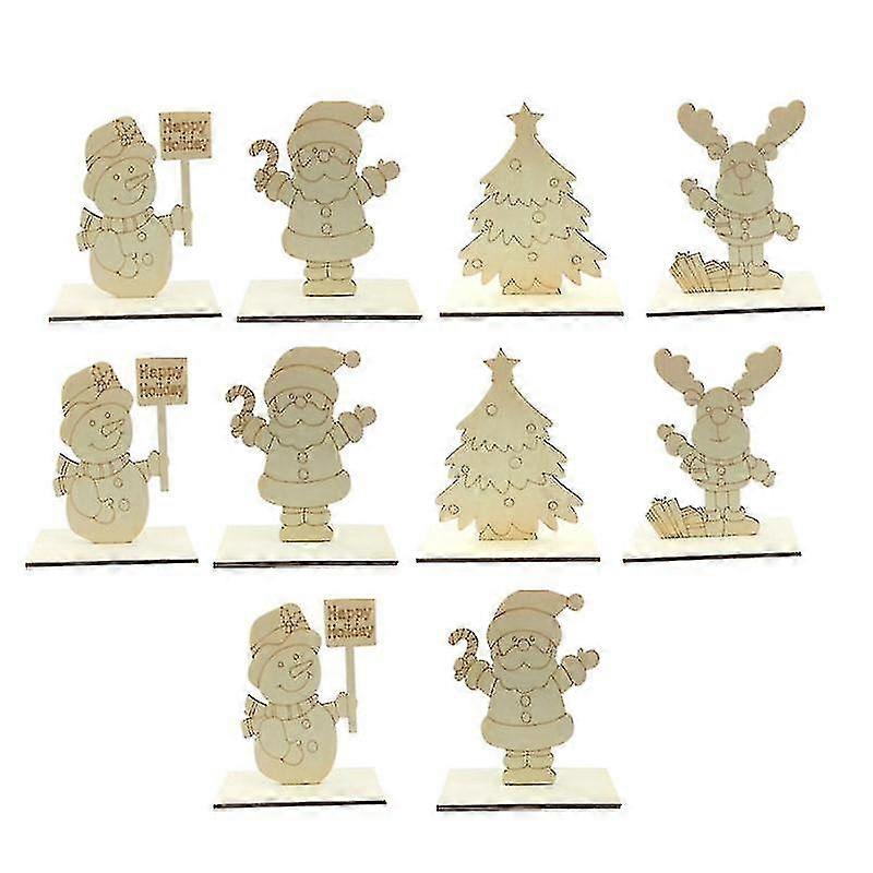 10pcs Santa Claus