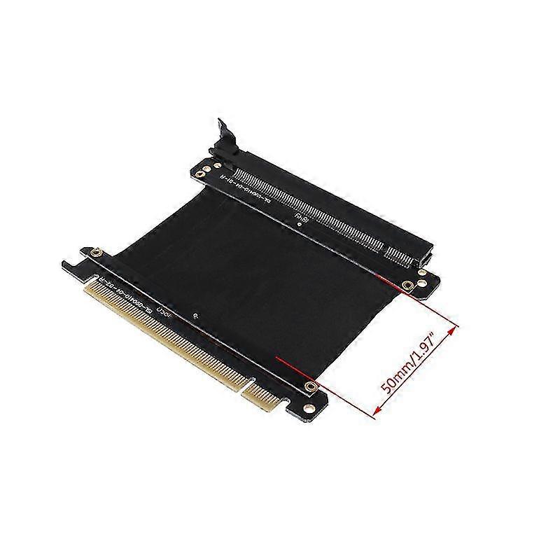 Gpu Vertical Full Speed 3.0 Pcie X16 Riser Cable Graphics Card Extension Cord