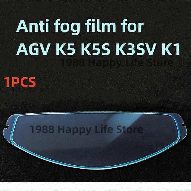 Anti Fog Film for AGV K5 K5S K5-S K3SV K3-SV K1 Anti-Fog Sticker Patch Motorcycle Helmet Visor Lens Shield Windshield Parts Moto