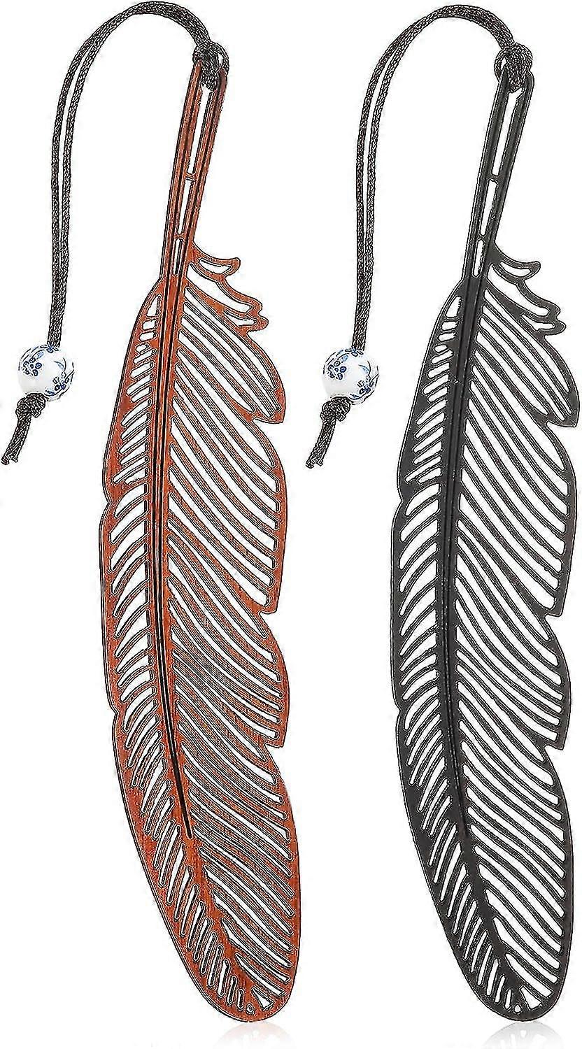 木製のしおり、ヴィンテージの手作りのしおり(c)