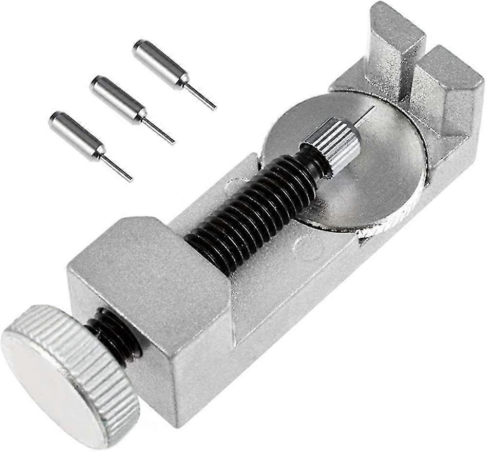 Adjustable Pin Punch Tool Compatible With Watches/clocks + 4 Pin Punches Of Different Sizes
