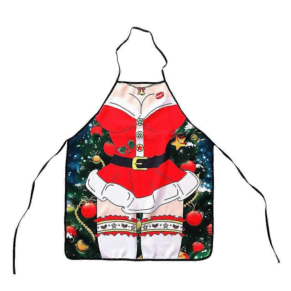 Förkläden för kvinnor, serveringförkläde, justerbart julförkläde, jultomteförkläde, trädgårdsförkläde, pysselförkläde
