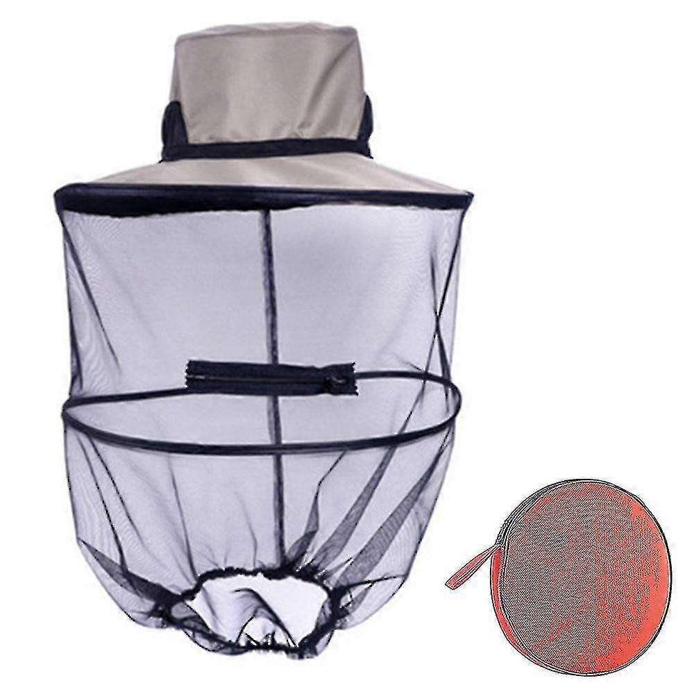 Fishing Insect Repellent Mosquito Hat Breathable Outdoor Hat Net