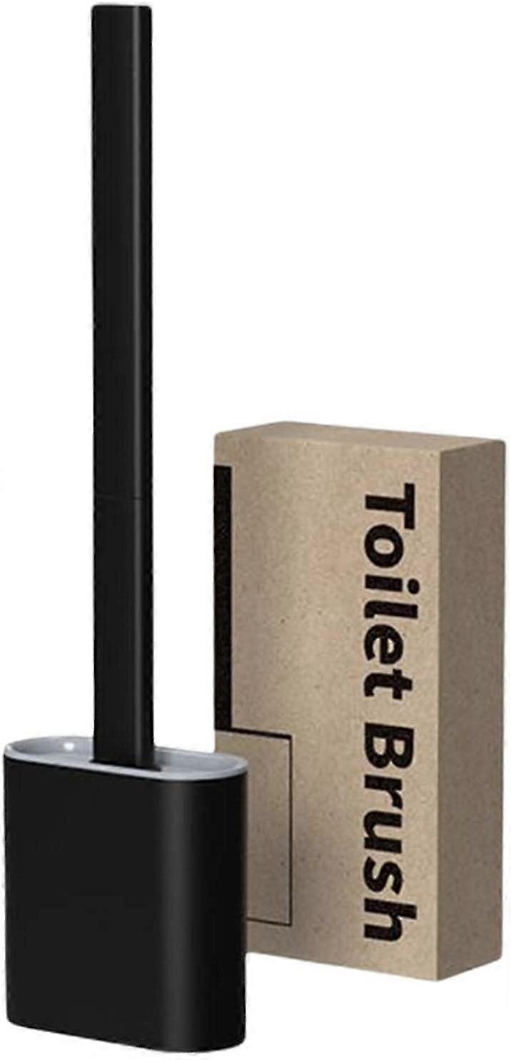 Silicone Toilet Brush, Toilet Brush And Container, Wall And Stand
