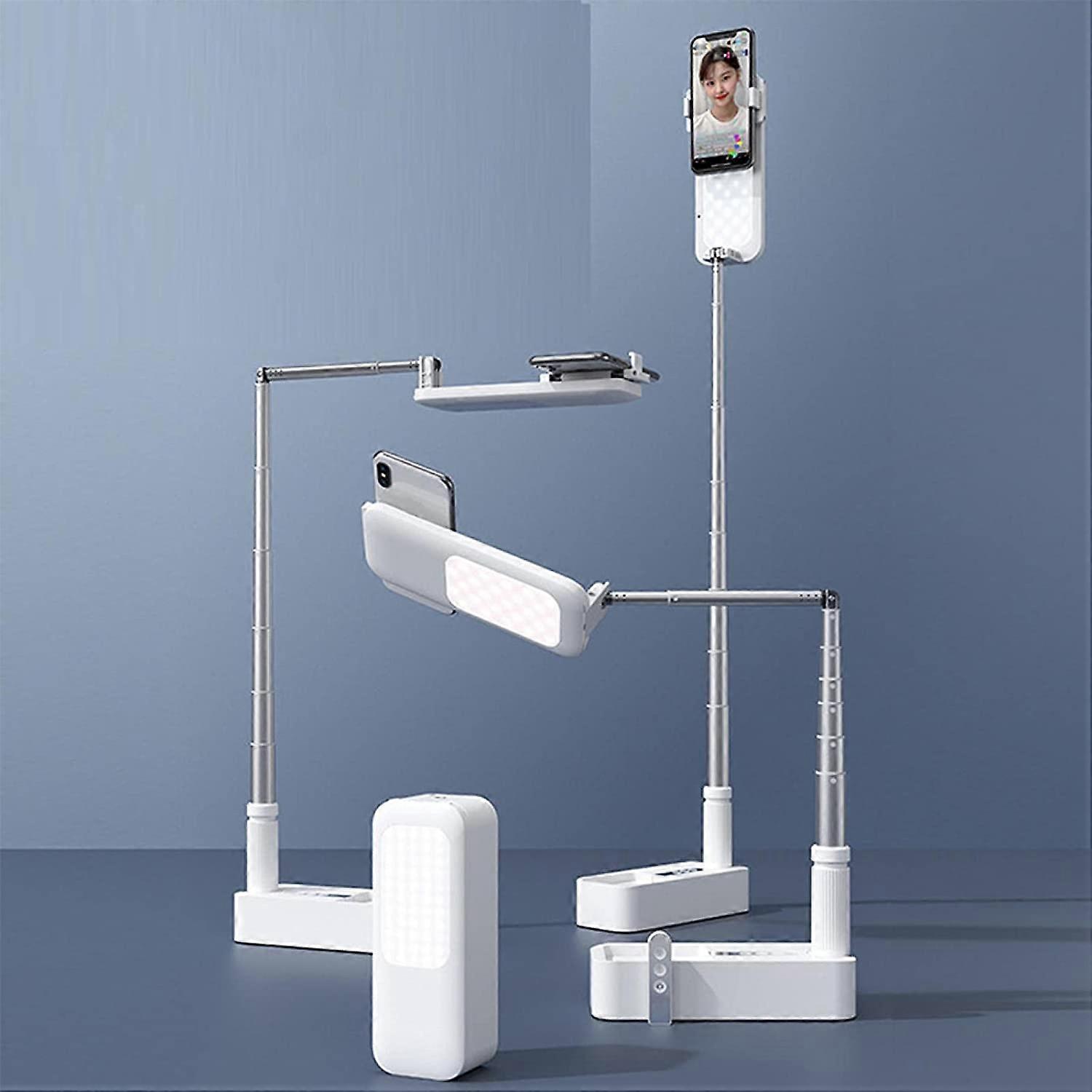 Extendable Selfie Stand Foldable Selfie Light 360 Rotation Rechargebale Stand with Phone Holder/Remote