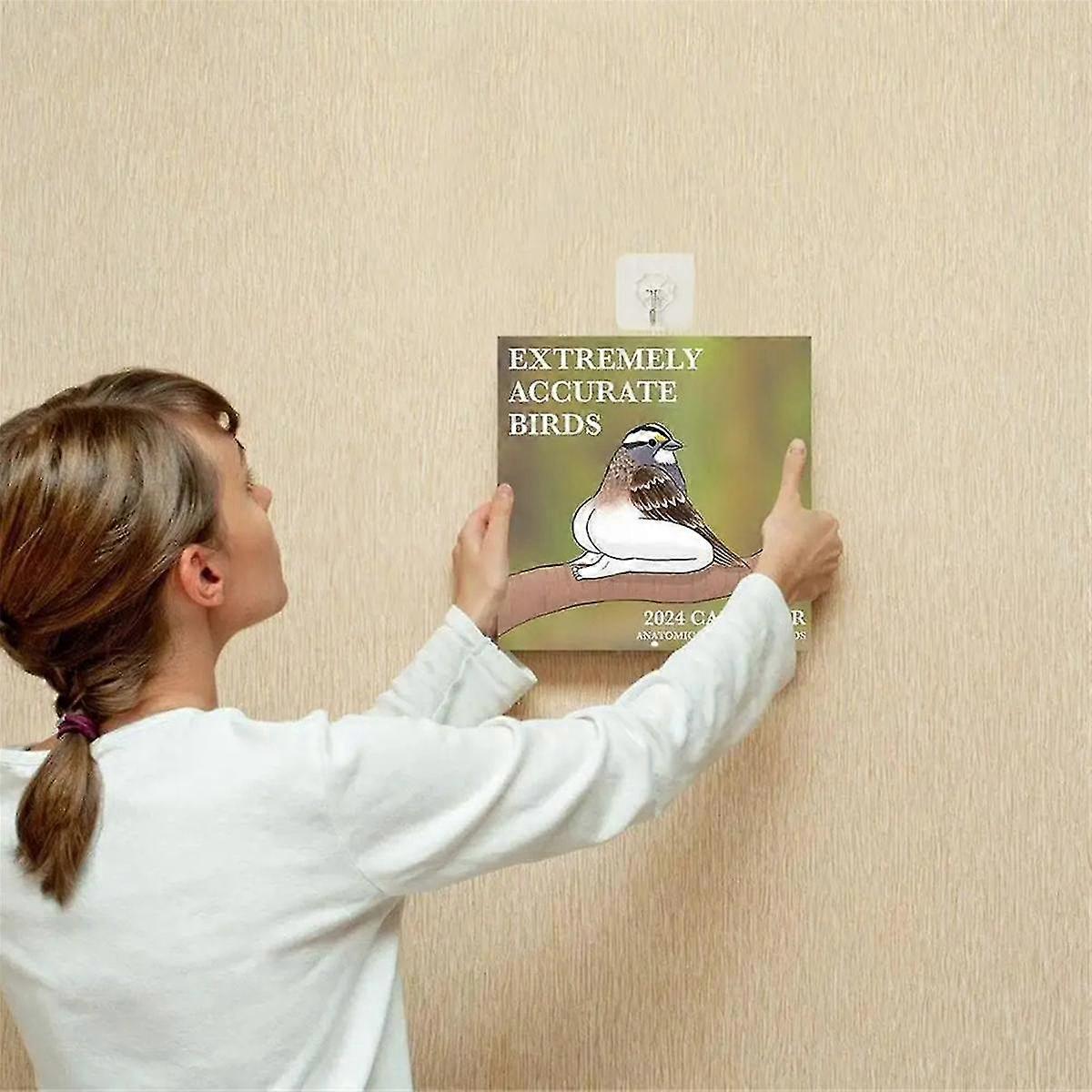 Desk Calendar 2024 Calendar Of Extremely Accurate Birds Cartoon Standing Flipdesktop Calendar Daily