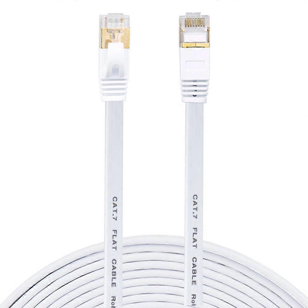 10G 3ft 6.5ft 10ft Double-shielded Flat Network Cable Oxygen-Free Copper Cat7